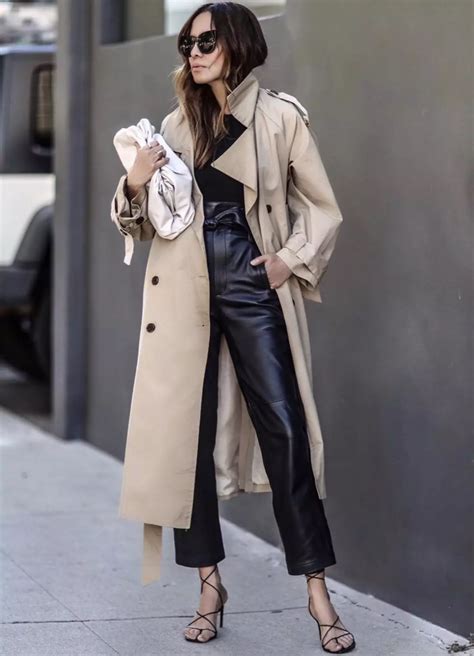 street style casual trench coat outfit|lightweight trench coat casual.